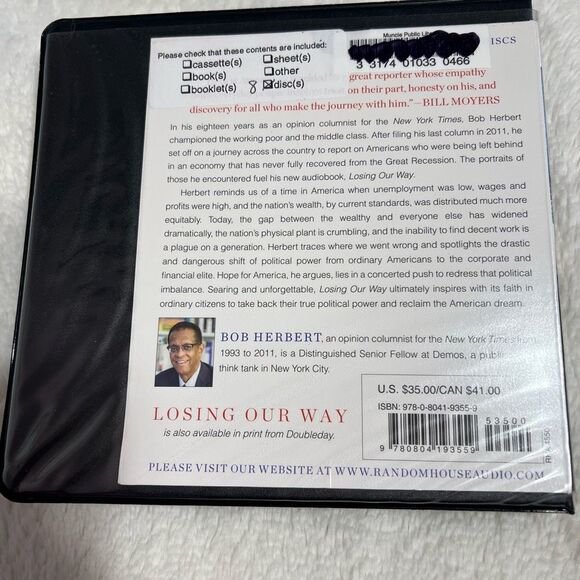 Losing Our Way An Intimate Portrait Of Troubled America By Rob Herbert Audiobook - Picture 2 of 5